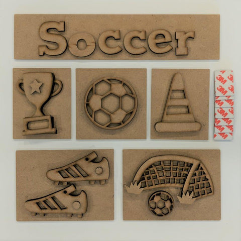 Soccer Shadow Box Kit