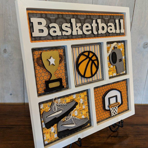 Basketball Shadow Box Kit