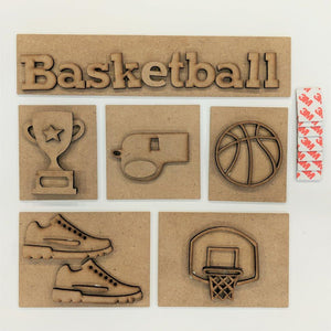 Basketball Shadow Box Kit