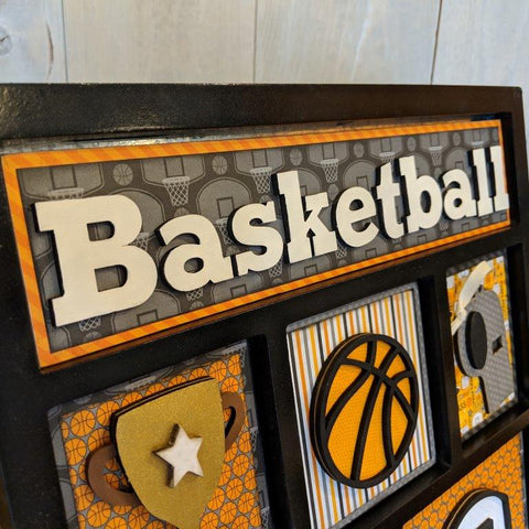 Basketball Shadow Box Kit