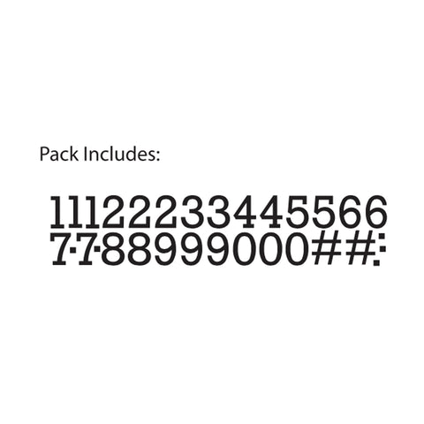 Letterset - Large Numbers