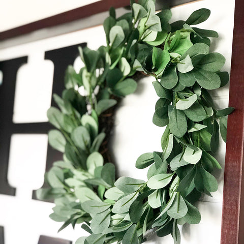 Home Board with Wreath