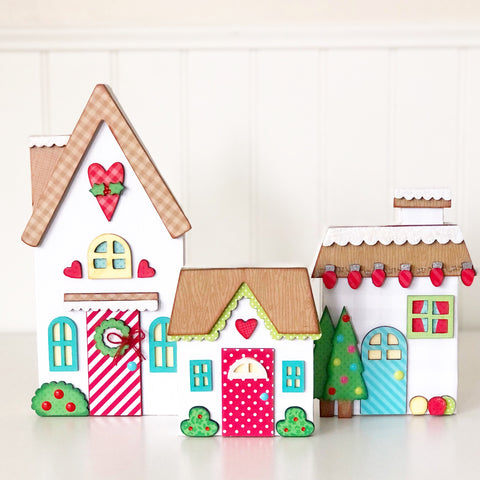 Tall Christmas House