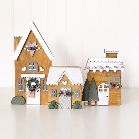 Tall Christmas House