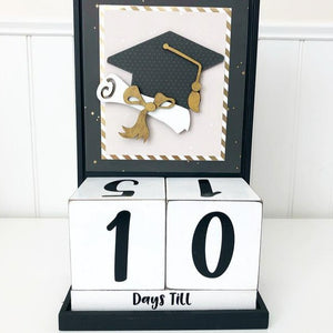 Block Countdown - Graduation