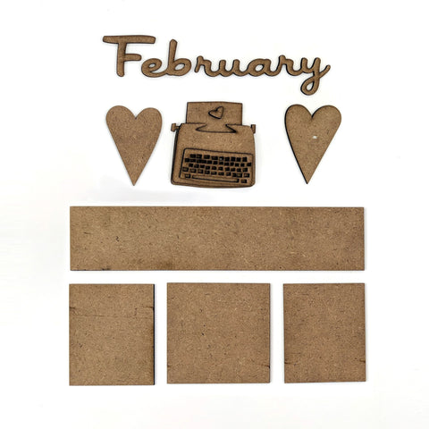 Magnetic Calendar - February