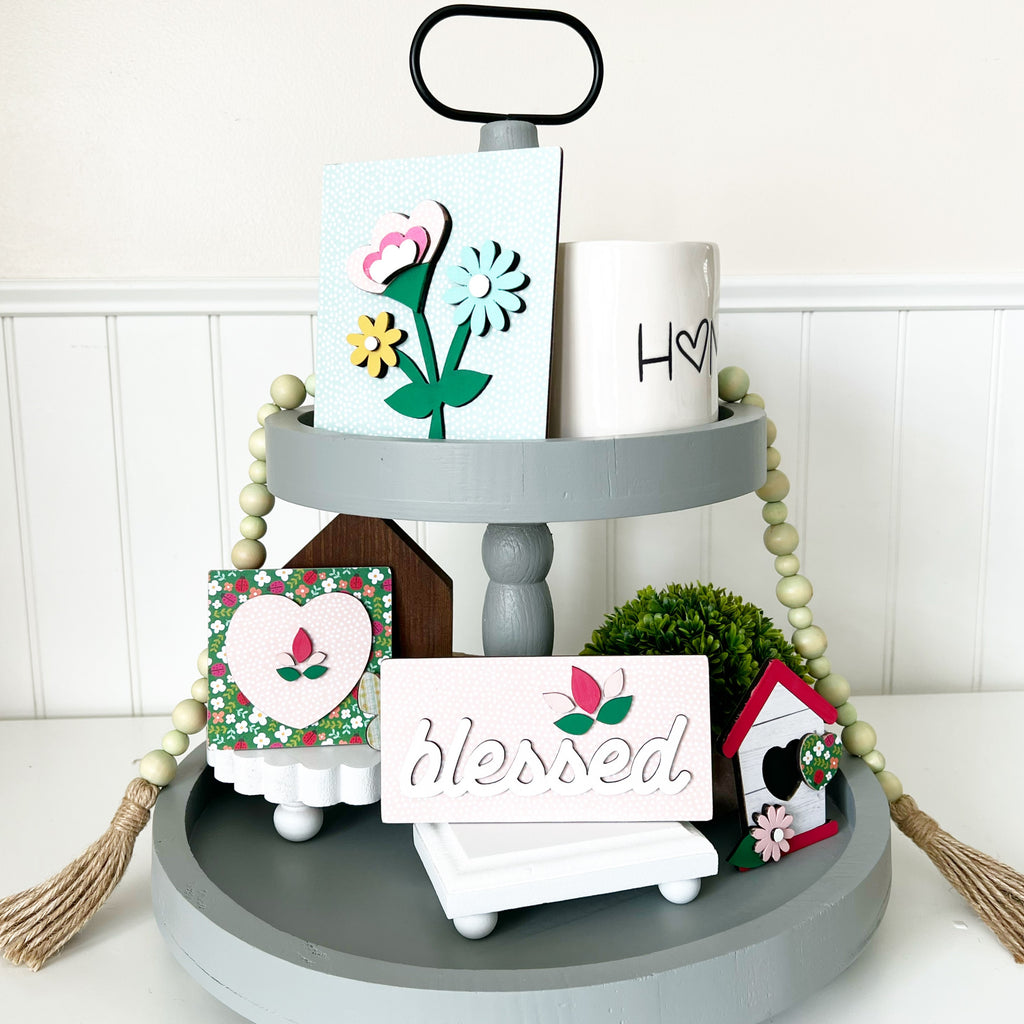 Tiered Tray Set - Blessed