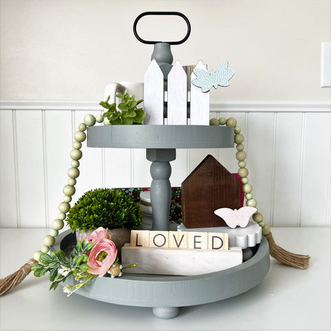 Tiered Tray Set - Blessed