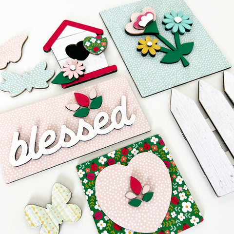 Tiered Tray Set - Blessed