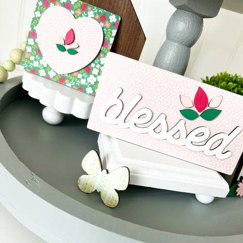 Tiered Tray Set - Blessed