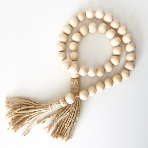 Wood Beads - Natural