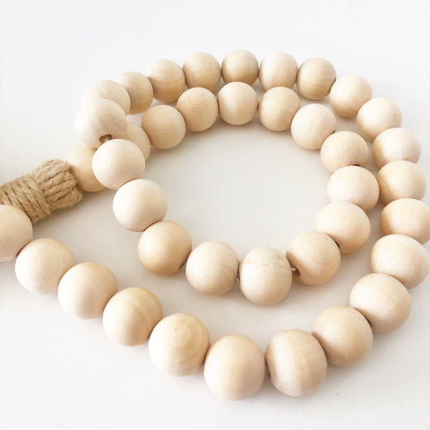 Wood Beads - Natural