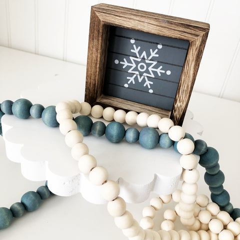 Wood Beads - Mini (Medium Small, 60" Long
