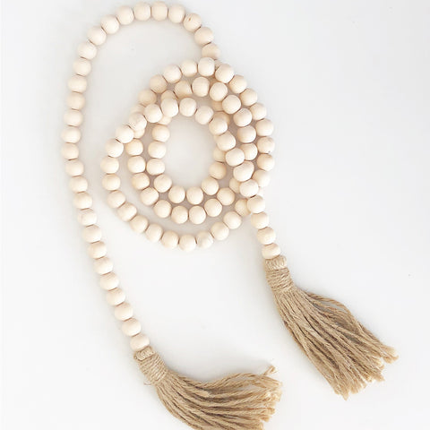 Wood Beads - Mini (Medium Small, 60" Long