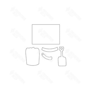 SVG File - Welcome Sign - Aug Sand Pail