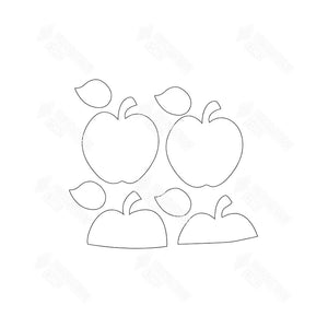 SVG File - Barrel Topper - September Apples