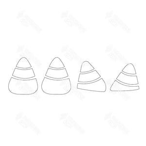 SVG File - Barrel Topper - October Candy Corns