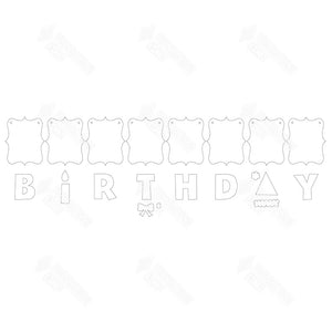 SVG File - Birthday Banner