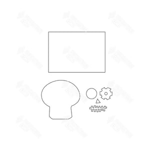 SVG File - Welcome Sign - Oct Skull