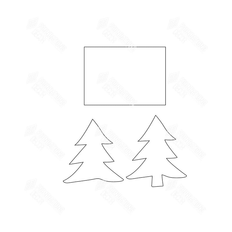 SVG File - Welcome Sign - Dec Tree