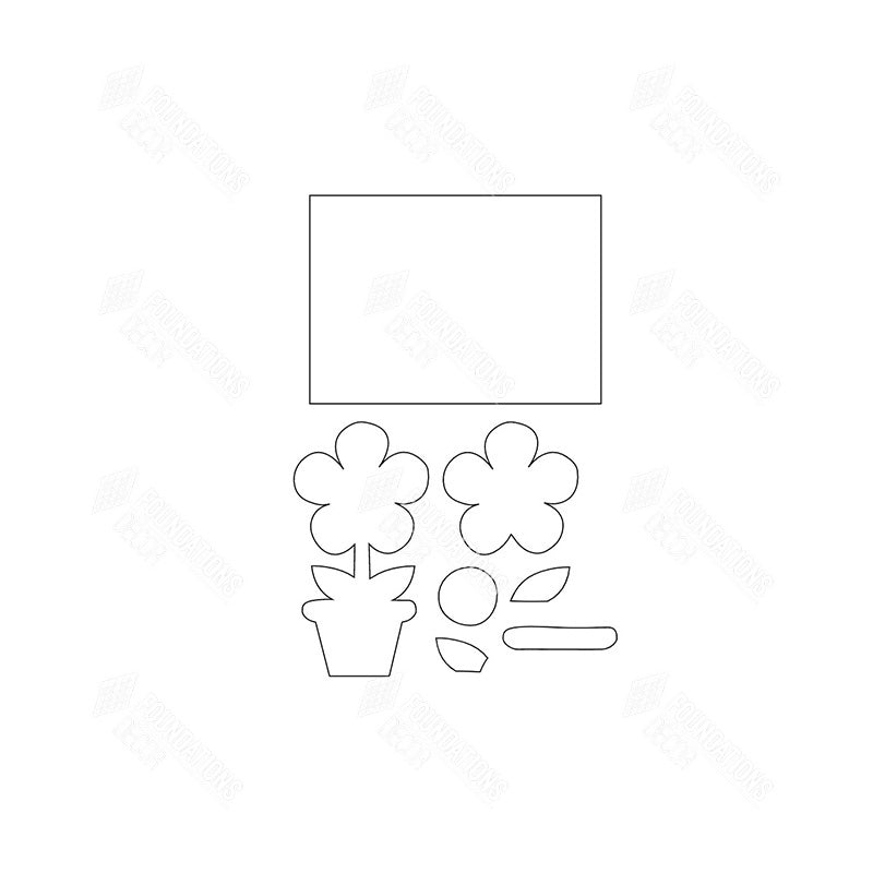 SVG File - Welcome Sign - Flower