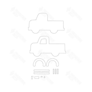 SVG File - Pickup Truck