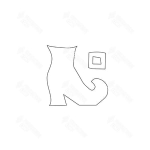 SVG File - Witch Boot Card Holder