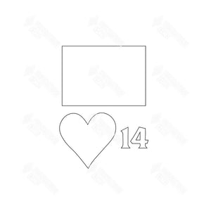 SVG File - Welcome Sign - Feb Heart 14