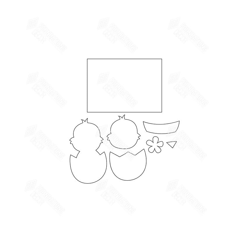 SVG File - Welcome Sign - April Chick