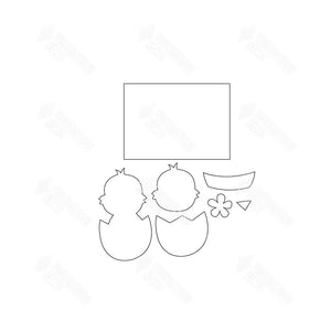 SVG File - Welcome Sign - April Chick