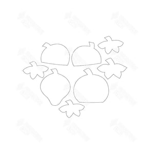 SVG File - Barrel Topper - June Strawberries