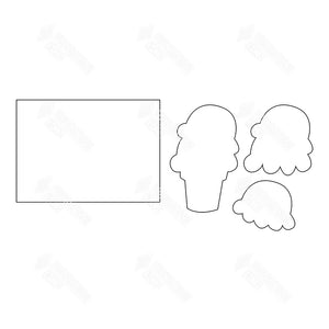 SVG File - Welcome Sign - June Ice Cream