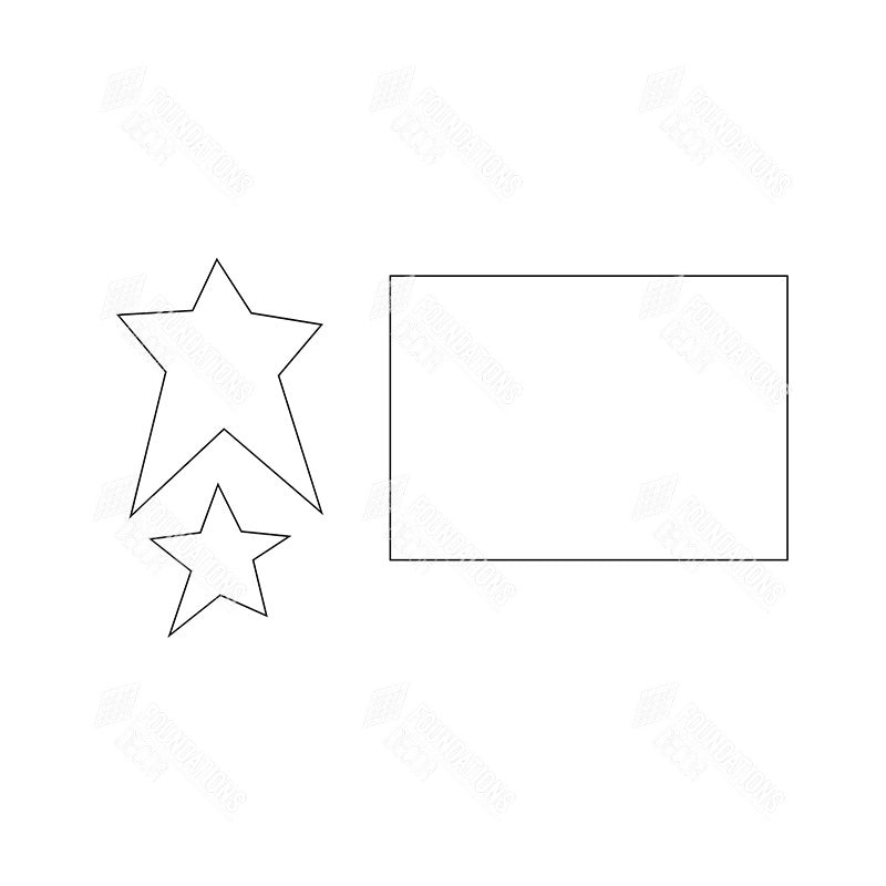 SVG File - Welcome Sign - July Stars