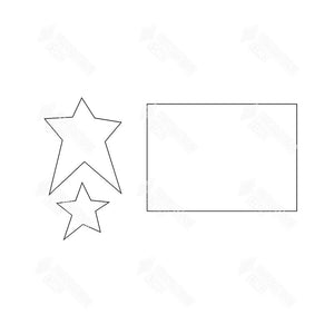 SVG File - Welcome Sign - July Stars