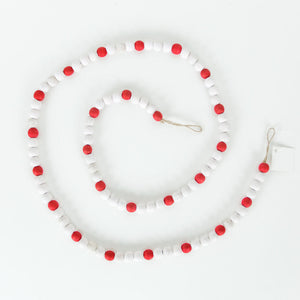 Wood Bead Garland - Christmas Carol Collection