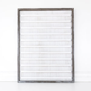 24x32 Wood Frame Letterboard in White