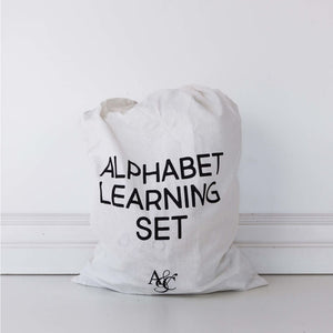 Dwella Decor 130-Piece Wooden Letterboard Learning Set