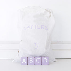 Lavender Letterboard Letter Tiles Set