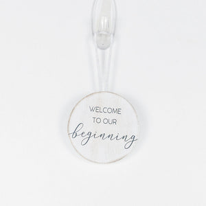 I Do Collection Welcome Wood Ornament