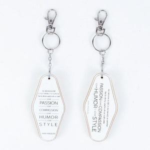 Mission Life Wooden Keychain