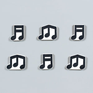 2x2 Wooden Music Notes Shapes - Set of 6