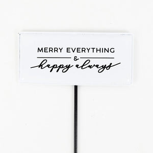 Dwella Decor HAPPY Enamel Pick