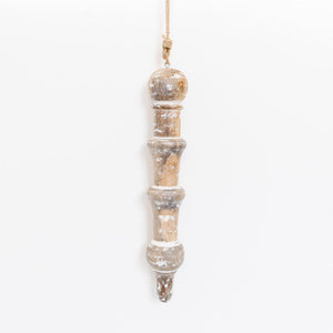 Mango Wood Icicle Ornament - Believe In Kindness Collection