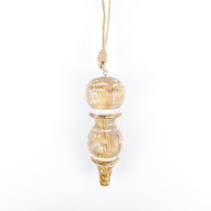 Mango Wood Icicle Ornament - Believe In Kindness Collection
