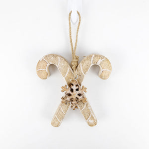 Mango Wood Candy Cone Ornament - Believe In Kindness Collection