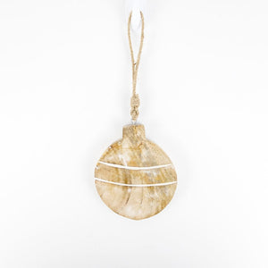 Mango Wood Believe in Kindness Ornament