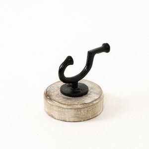 3x3x3.75 Multicolor Mango Wood Wall Hook