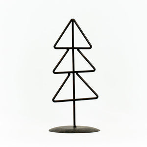 Black Triangle Metal Christmas Tree 5x10