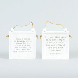 4x4 Reversible Mother Wood Sign