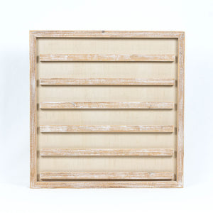 Dwella Decor 18x19 Letterboard Sign in Natural and Grey